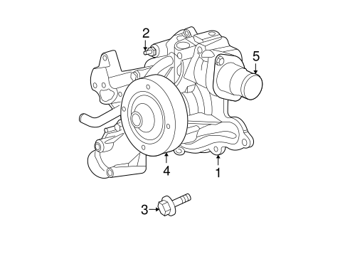 Grand Cherokee Водяной насос 2