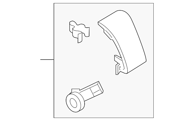 LR059670 Деталь TRIM MOLDING, LEFT