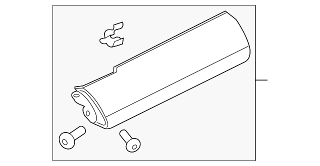 LR079125 Деталь FINISH PANEL, LEFT