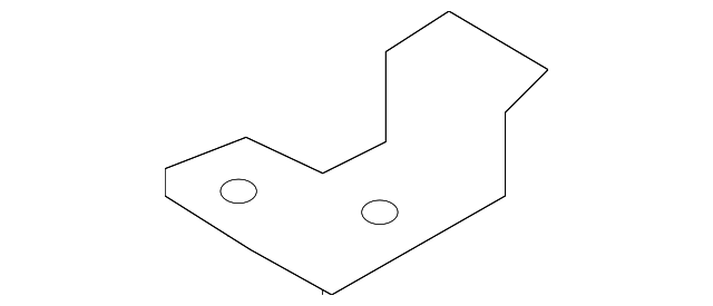 31420042 Деталь INNER ROCKER LOWER BRACKET, LEFT