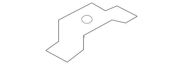 31420041 Деталь INNER ROCKER REAR BRACKET, LEFT