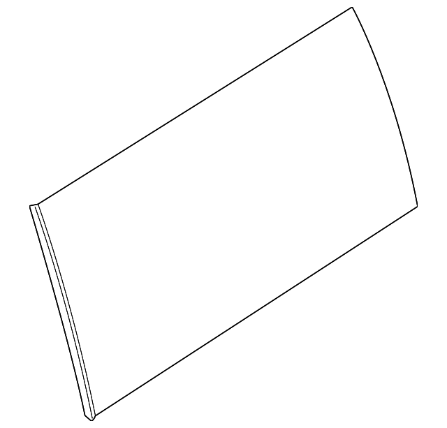 8A8Z-7429710-B Деталь QTR GLASS, RIGHT