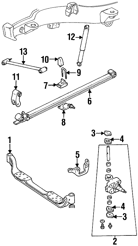 C2500 Pickup SUSPENSION COMPONENTS 3