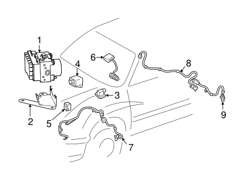 BRAKES/STABILITY CONTROL for 2006 Toyota Tundra #1