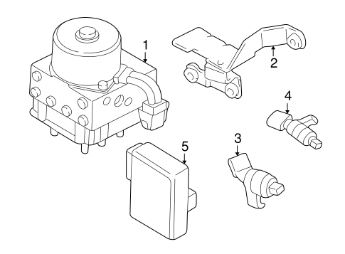 ABS Components for 2002 Volkswagen Jetta #0