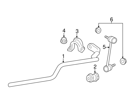 MKZ STABILIZER BAR & COMPONENTS
