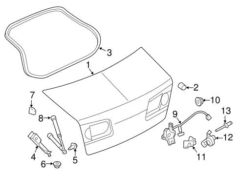 MKZ LID & COMPONENTS
