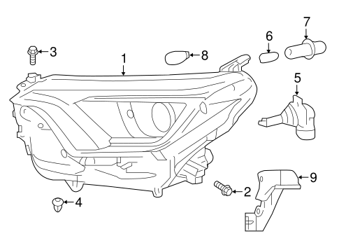ELECTRICAL/BULBS - CHASSIS for 2016 Toyota RAV4 #2