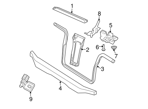 Liberty RADIATOR SUPPORT