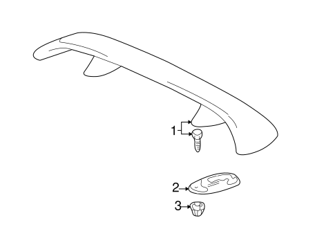 Spoiler for 2000 Toyota Celica #0