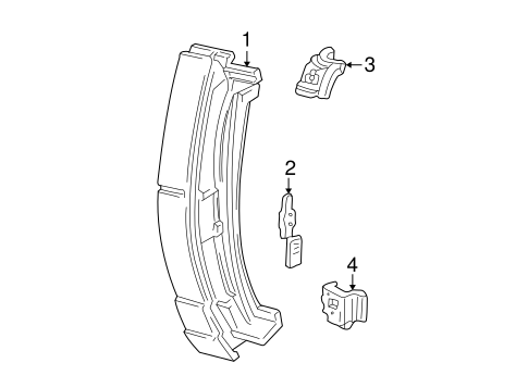 Body/Side Panel & Components for 2001 Ford Ranger #1