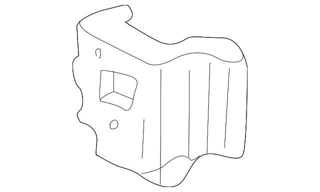 F87Z-1060292-AA Деталь SEAT BELT REINF SUPPORT, RIGHT