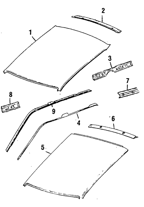 Roof for 1985 Subaru Standard #0