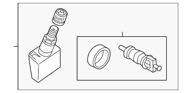 12825085 Деталь TIRE PRESSURE SENSOR