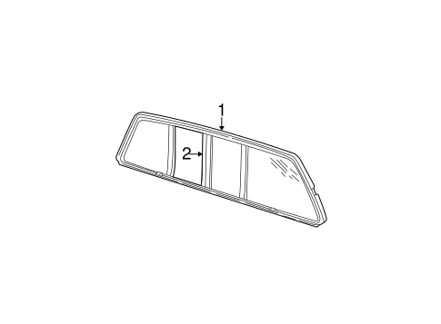 C2500 Pickup GLASS & HARDWARE - BACK 2