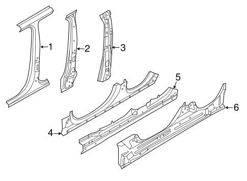 Range Rover Sport CENTER PILLAR & ROCKER