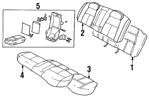 Aurora REAR SEAT COMPONENTS