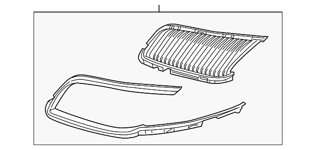 DA5Z-8200-AG GRILLE, LEFT