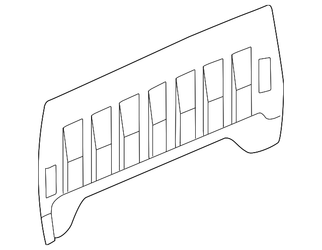 15902357 Деталь BACK PANEL