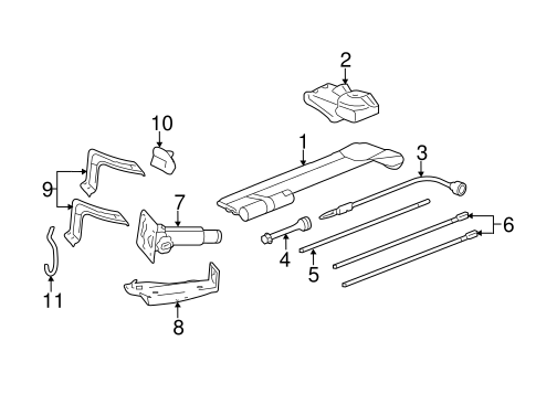 Silverado 2500 HD JACK & COMPONENTS 2 3