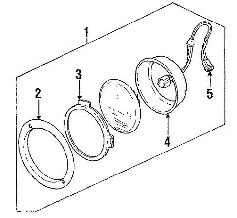 Range Rover HEADLAMP COMPONENTS