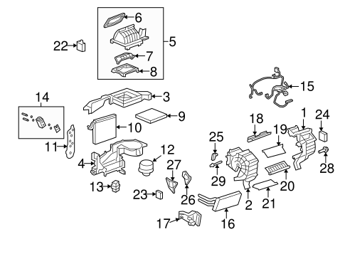 Vue BLOWER MOTOR & FAN
