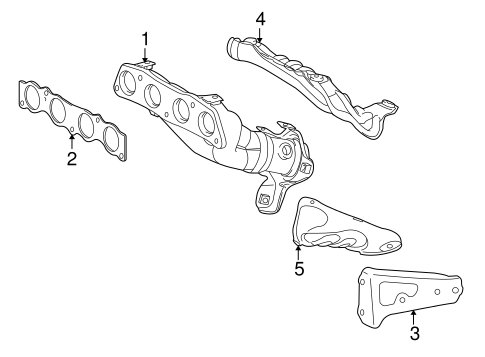 EXHAUST SYSTEM/EXHAUST MANIFOLD for 2016 Toyota Corolla #1