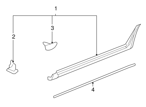 Impala Limited EXTERIOR TRIM - PILLARS