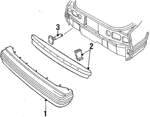 Mustang BUMPER & COMPONENTS - REAR