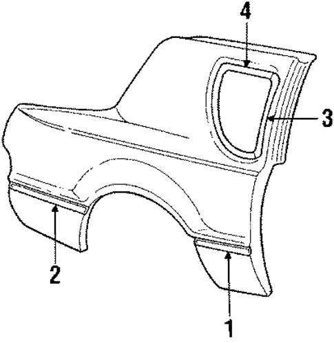 Cougar QUARTER PANEL