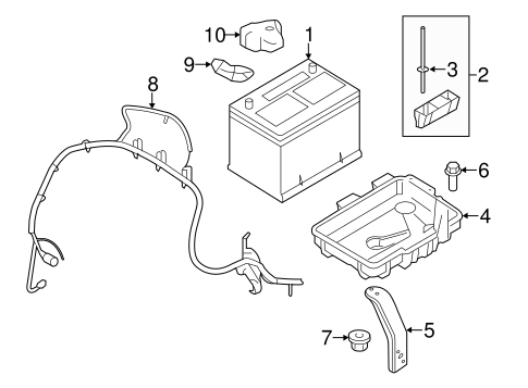 Electrical/Battery for 2013 Ford Edge #1