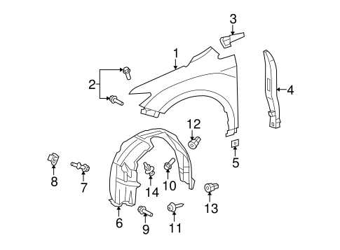 BODY/FENDER & COMPONENTS for 2012 Toyota Venza #1