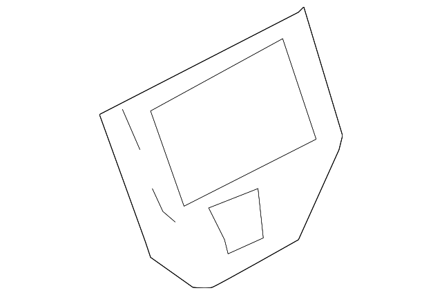 6S4Z-5404644-DA Деталь CENTER BEZEL