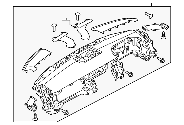 LR052935 Деталь INSTRUMENT PANEL