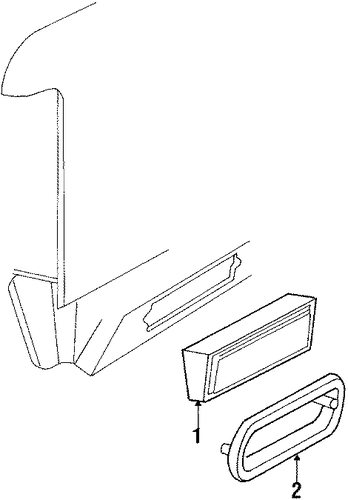 Town Car SIDE MARKER LAMPS