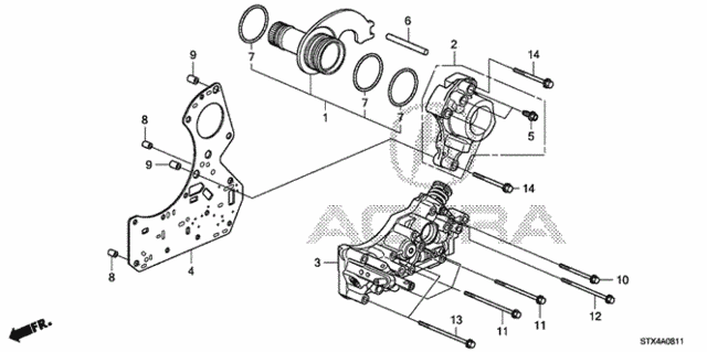 AT Regulator Body (6AT) for 2012 Acura MDX #0