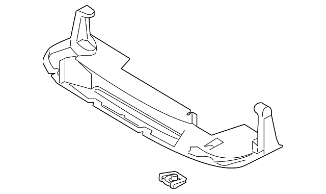 CK4Z-17626-A Деталь LOWER DEFLECTOR