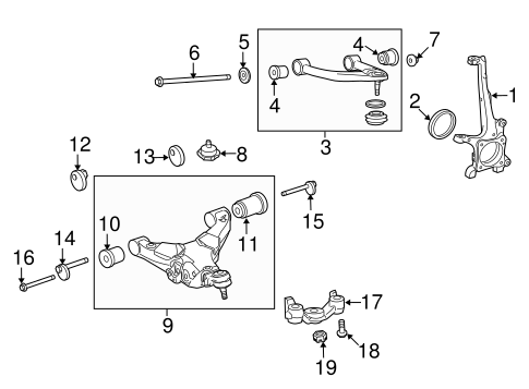 FRONT SUSPENSION/SUSPENSION COMPONENTS for 2014 Toyota Tundra #2