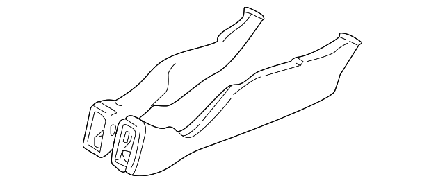 MNC6678AD Деталь CENTER DUCT, RIGHT