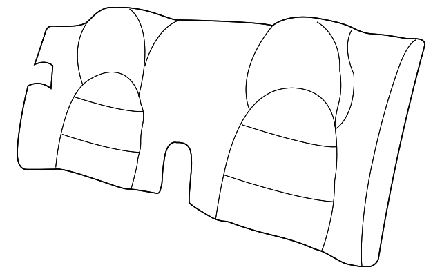 C2N2531SDZ Деталь SEAT BACK ASSY