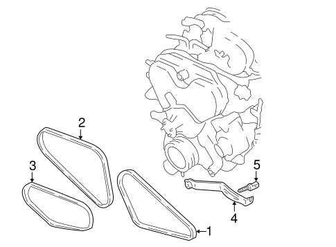 COOLING SYSTEM/BELTS & PULLEYS for 1998 Toyota 4Runner #1