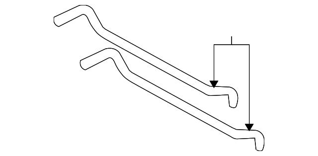 3W4Z-3A714-AA Деталь TUBE, LEFT