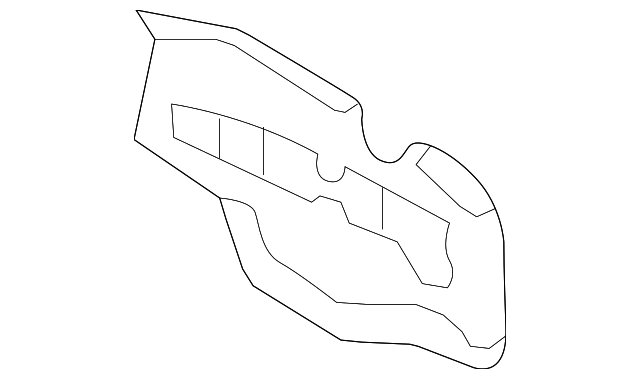 997-341-484-02 Деталь AIR DEFLECTOR, RIGHT