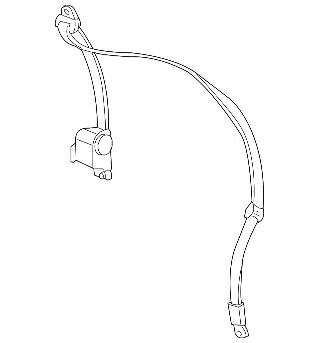 AL1Z-78611B68-AG Деталь SEAT BELT ASSY, RIGHT
