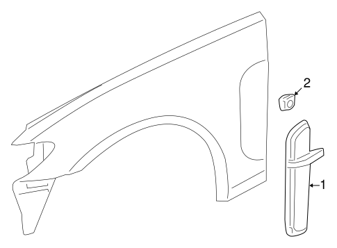 XF EXTERIOR TRIM - FENDER