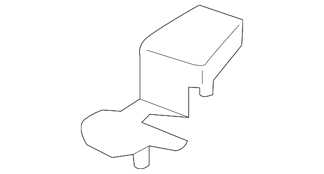 T2R3567 Деталь SUPPORT BRACKET, LEFT