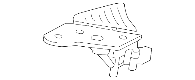 T2R8161 Деталь LOCK COVER, LEFT