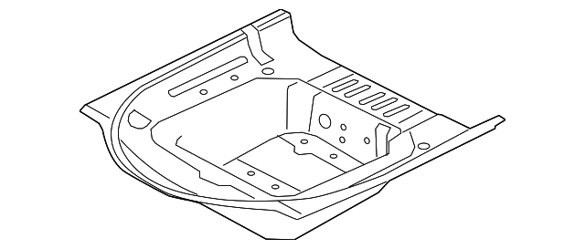 T2H17511 Деталь SPARE TIRE PANEL