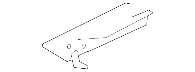 T2H4168 Деталь REAR RAIL, LEFT