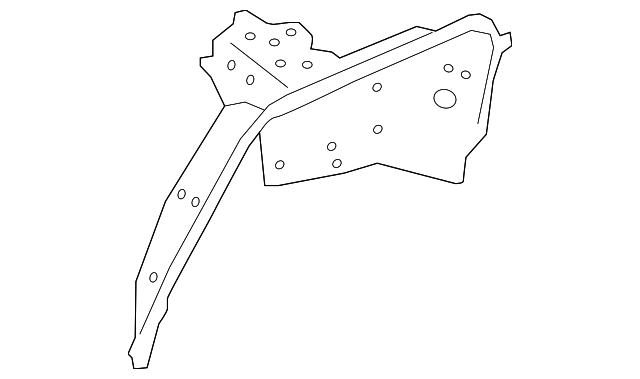T2H4157 Деталь INNER WHEELHOUSE, RIGHT